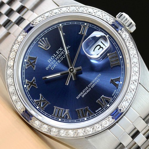 Uomo rolex datejust blu - rolex,