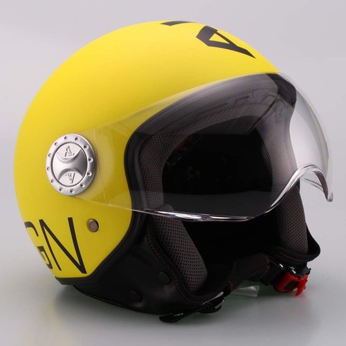 Casco design demi jet - jet, con