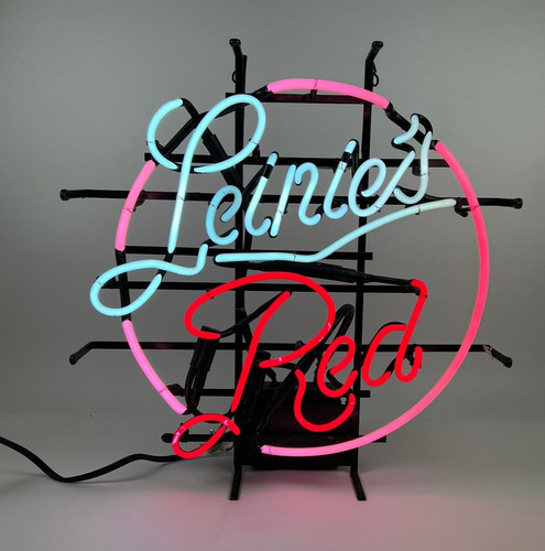 Insegna birra neon - neon, rossa