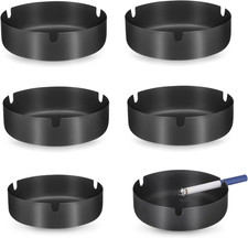 6 Pezzi Posacenere, Posaceneres Da Esterno, Portaceneree in Acciaio Inox, Posace