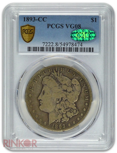 1893 morgan dollar pcgs - $1,