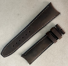 Cinturino per orologio Baume Mercier pelle 21mm (fibbia 18mm) Anse curve.