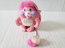 Mini peluche vintage 1986 Mattel Pocket Popples rosa party popple