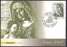 ITALIA 2007 Quadro Arte Madonna Bambino Galleria FIRENZE Maxicard