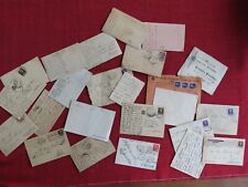 LOTTO CORRISPONDENZA CARTOLINE FRANCHIGIA REGNO D'ITALIA BOLLI TIMBRI LETTERE