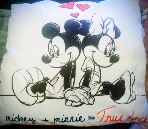 Cuscino topolino minnie true - cuscino,