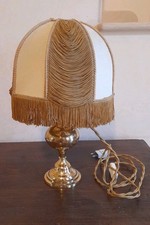 Lampada In Ottone Con Paralume