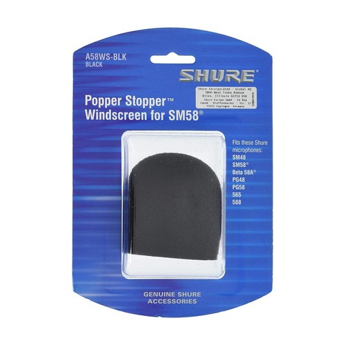 Shure a58ws blk spugna - shure, a58ws-blk