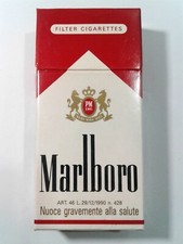 Pacchetto VUOTO da Collezione Sigarette Marlboro Red da 10 ((RARO NO BAR CODE))