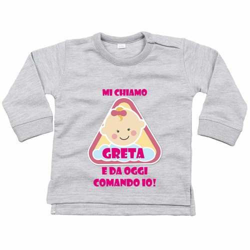 Felpa neonata personalizzata