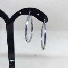 ORECCHINI A SCHIAVA CLASSICI IN ARGENTO 925 ANELLE UOMO DONNA ROTONDI