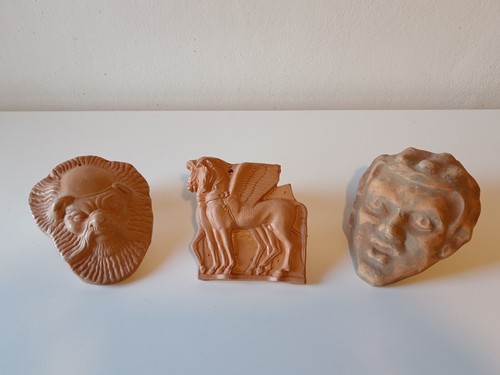 Lotto terracotta maschere - lotto,