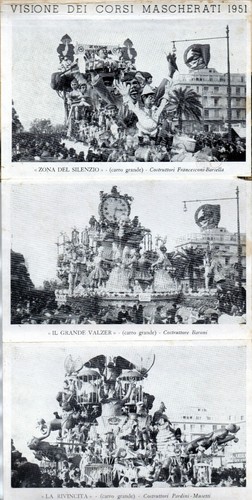 Carnevale viareggio 1951 - viareggio,