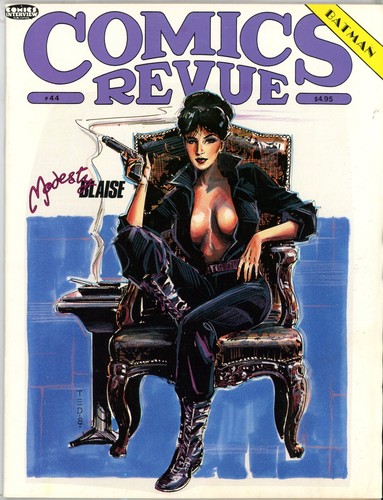 Comic revue magazine 1990 - comic,