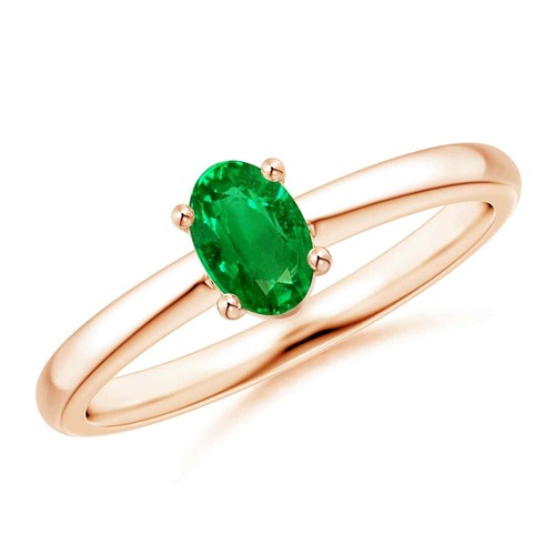 Angara anello solitario ovale - angara,