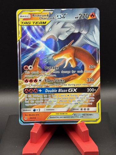 Reshiram charizard 20 214 - &, gx