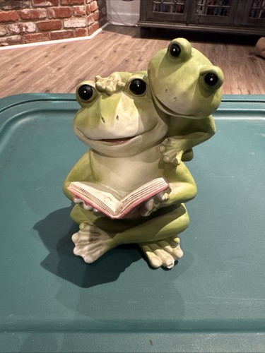 Frog reading little brother - reading,