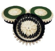 TRIS DI SPAZZOLE PECARI PER PULILUX VORWERK FOLLETTO 515 PER PAVIMENTI DURI