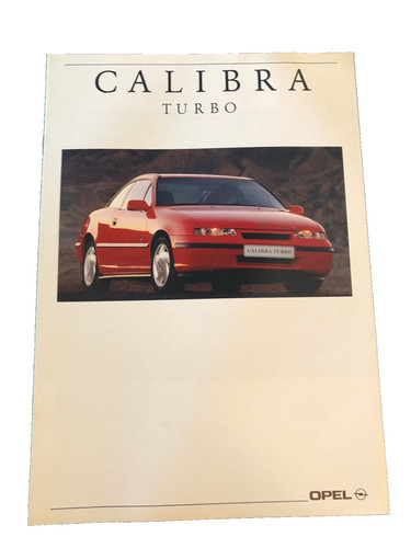 Brochure depliant opel calibra - brochure,