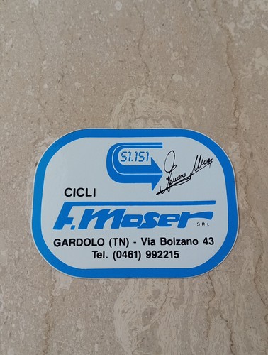 Moser cicli adesivo decal - moser,