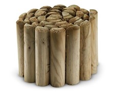 Bordura in legno di pino Impregnato per recintare aiuole  h30 cm x 2 mt