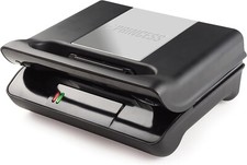 BISTECCHIERA ELETTRICA CARNE PESCE PANE GRIGLIA A CONTATTO GRILL COMPACT 700W