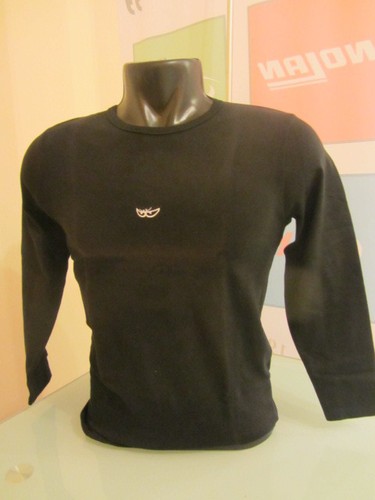 Maglia nera manica - nera, lunga