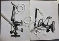 Lotto di 7 foto agraria - foto presentazione macchina agraria mod. Colorni Imma