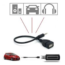 cavo cavetto aux usb auto audio jack 3.5 maschio 2.0 adattatore MP3 convertitore