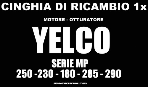 Cinghia ricambio 1 x - 1,
