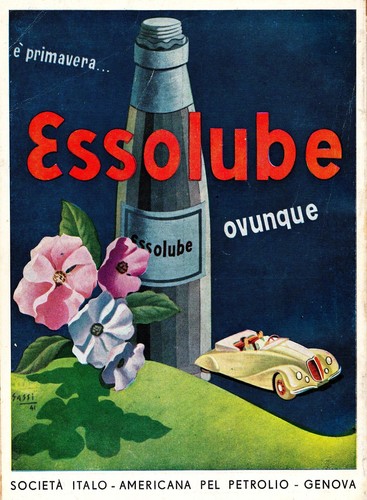 Pubblicita 1941 esso - 1941, essolube