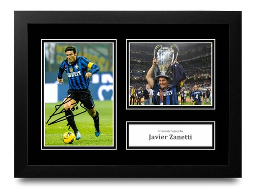 Javier zanetti signed - zanetti, a4
