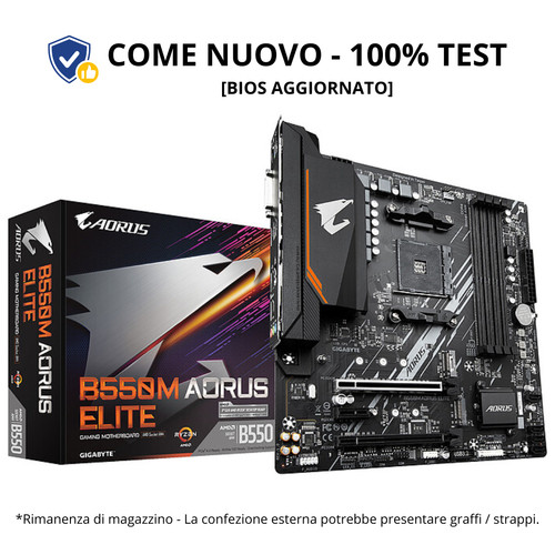 Scheda madre gigabyte b550m - scheda,