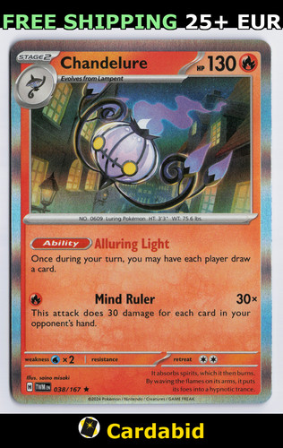 Chandelure twm 038 167 - twm, #038/167