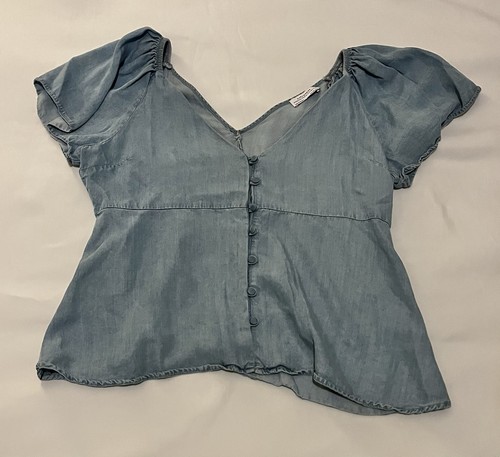 Blusa zara denim - blusa, v