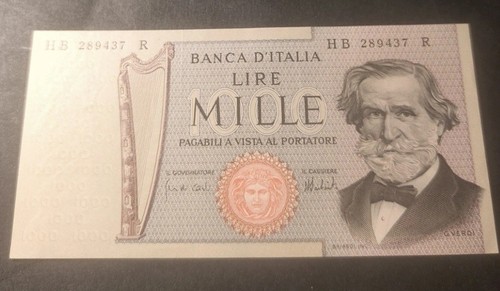 Banconota mille lire - lire,