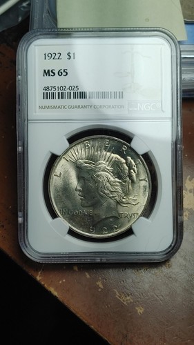 1922 dollaro della pace ngc - $1,