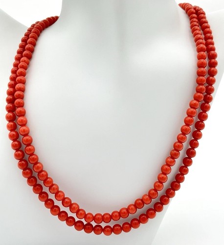 Collana corallo rosso - corallo,