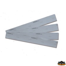 1 kit 4 STRISCE ADESIVE NASTRO RIFLETTENTE PER SALVAGENTE ANULARE CIAMBELLA