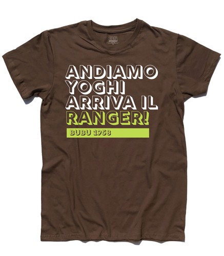 Shirt uomo yoghi bubu - t-shirt,