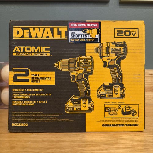 Dewalt dck225d2 atomic - atomic, 20v