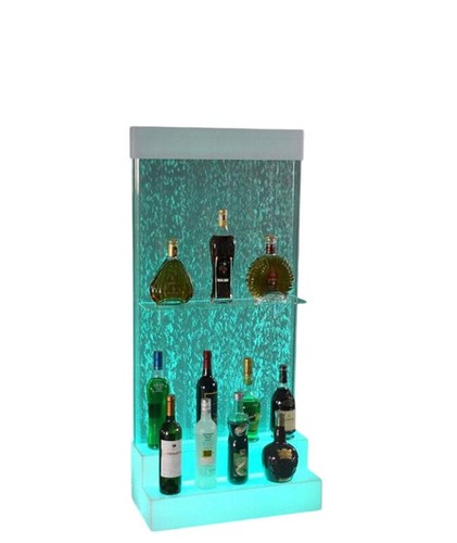 Scaffale bar led design acqua