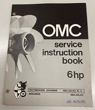 Manuale manutenzione cod. 8026283 per Evinrude/Johnson 6 HP 2T 1972/1973/1974