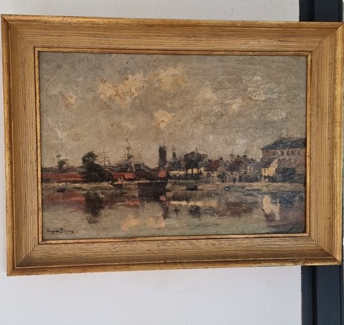 Pittura antica olio - pittura, tela