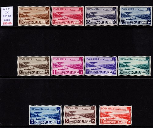Somalia afis 1950 1951 - afis,