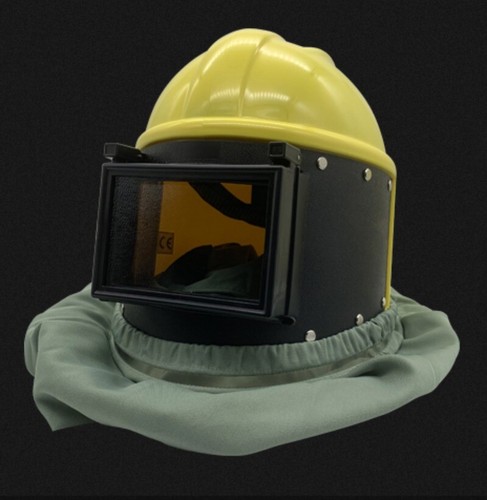 Casco sabbiatura - sabbiatura, vernice
