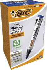 MARKER Bic Marking 2000 blu punta tonda 1.7mm confezione da 12