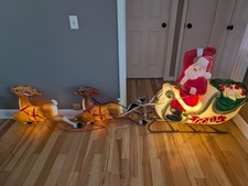 Slitta Babbo Natale vintage