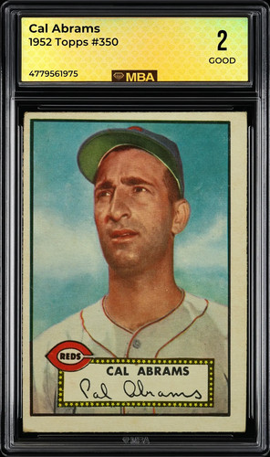 1952 topps cal - 1952, abrams