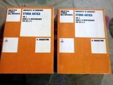 Storia Antica Roma e Il Mediterraneo 2 Volumi 1 Ed. Il Saggiatore 1971 A7
